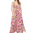 Dear John Denim Emilie Smocked Maxi Dress In Floral Garden Party In Multi