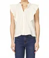 Dear John Denim Fatima Top In Whitecap Gray In Neutral