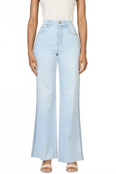 Dear John Denim Fiona Braided Jeans In Misty Cloud In White
