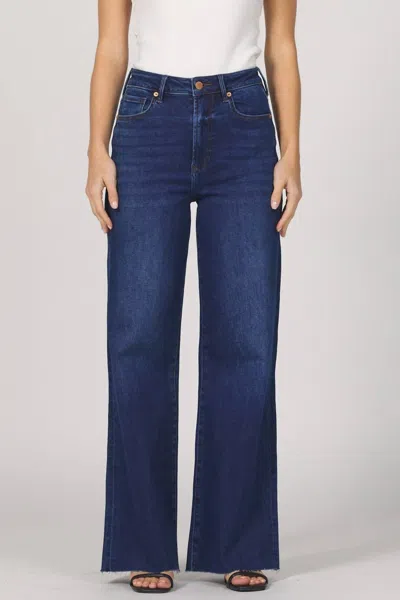 Dear John Denim Fiona High Rise Jeans In Dark Knight In Multi