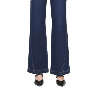 Dear John Denim Fiona High Rise Wide Leg Jean In Blue