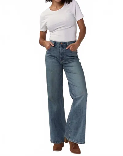 Dear John Denim Fiona High Rise Wide Leg Jeans In Ash Mist In Multi