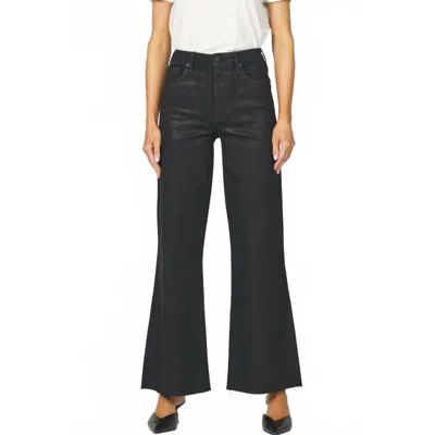 Dear John Denim Fiona Super High Rise Wide Leg Jeans In Stoneleigh Black