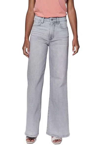 Dear John Denim Fiona High Rise Wide Leg Jeans In Dovey Wash In Animal Print