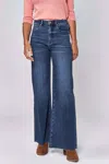 Dear John Denim Fiona High Rise Wide Leg Jeans In Star Demand In Multi