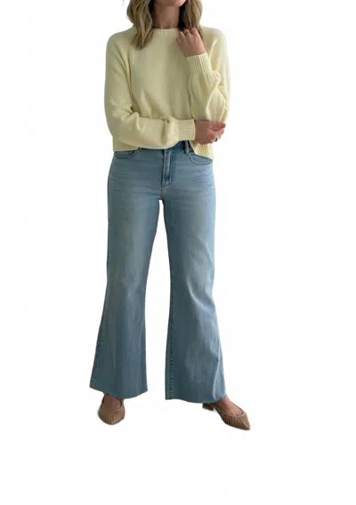Dear John Denim Fiona High-rise Wide Leg Jeans In Mirny In Blue