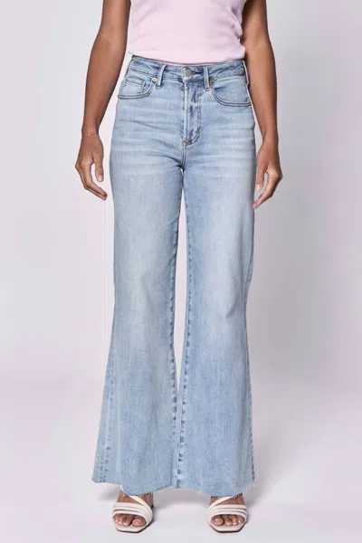 Dear John Denim Fiona Wide Leg Jean In Montilla In Blue