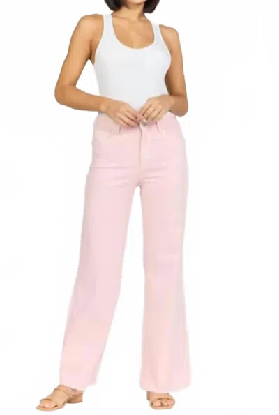 Dear John Denim Fiona Wide Leg Jean In Pink Cloud In Multi
