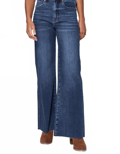 Dear John Denim Fiona Wide Leg Jean In Star Demand In Blue