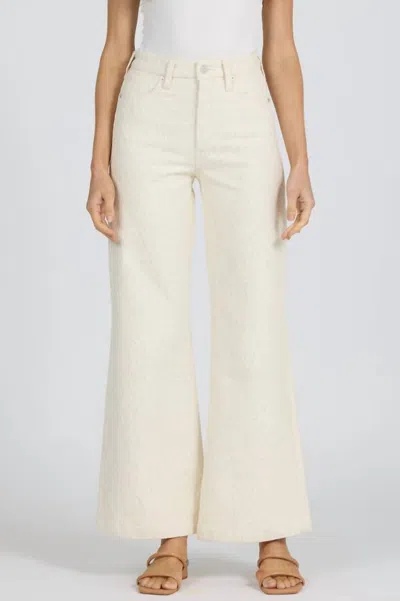 Dear John Denim Fiona Wide Leg Jean In Wheat Lace In Multi