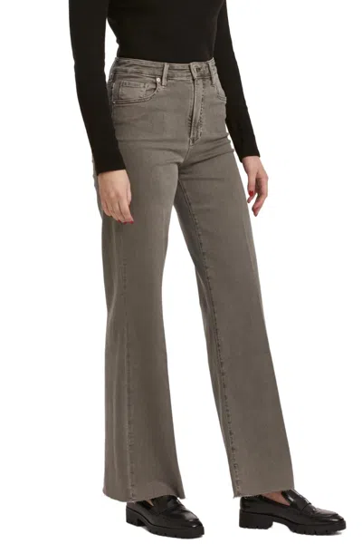 Dear John Denim Fiona Wide Leg Jeans In Graphite In Green