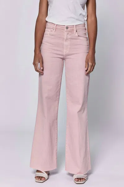 Dear John Denim Fiona Wide Leg Jeans In Sepia Rose In Pink