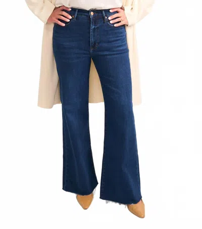 Dear John Denim Fiona Wide Leg Jeans In Star Demand In Blue