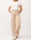 Dear John Denim Fiona Wide Leg Pant In Foam Cream