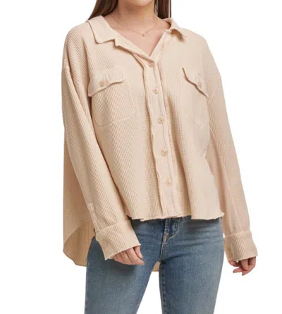 Dear John Denim Foster Jacket In Cream In White