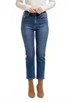 Dear John Denim Frankie High-rise Cropped Jeans In Midtown In Blue