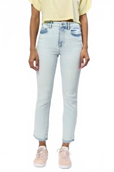 Dear John Denim Frankie High Rise Jeans In Light Blue