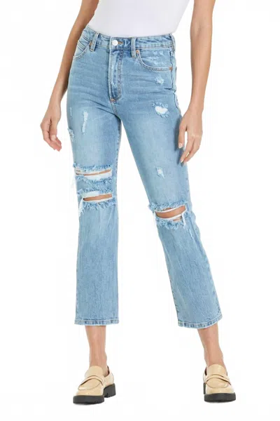 Dear John Denim Frankie Straight Leg Jeans In Everglades In Multi