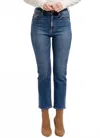 Dear John Denim Frankie Straight Leg Jeans In Midtown In Blue