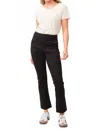 Dear John Denim Frankie Straight Leg Pant In Black In Multi