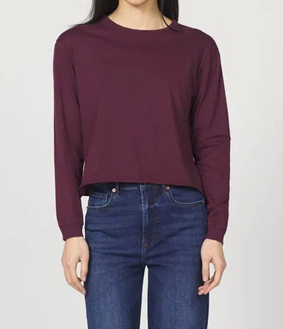 Dear John Denim Fremont Top In Fig In Purple