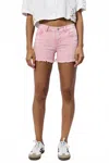 Dear John Denim Gigi High Waist Short In Sepia Rose In Pink