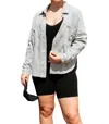 Dear John Denim Gina Jacket In Gray In Grey