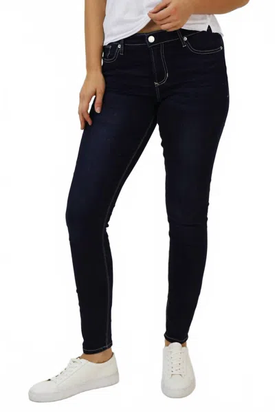 Dear John Denim Gisele High Rise Skinny Jean In Cameron Wash In Black