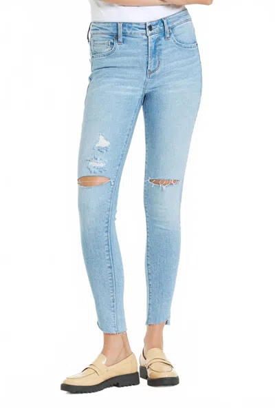 Dear John Denim Gisele Panama High Rise Skinny Jeans In Blue In Black