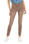 Dear John Denim Gisele Skinny High Rise Jean In Root Beer In Multi