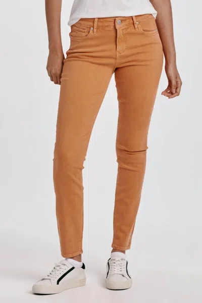 Dear John Denim Gisele Skinny Jean In Tangerine In Brown