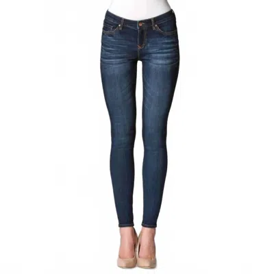 Dear John Denim Gisele Skinny Jeans In Dark Wash In Blue