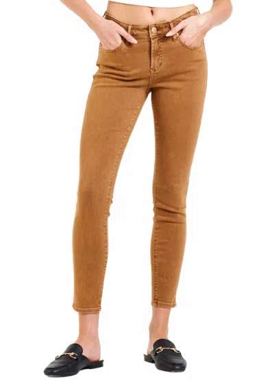 Dear John Denim Gisele Skinny Leg Jeans In Butterscotch In Brown