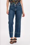 Dear John Denim Gunnar Wide Leg Jeans In Gysun In Multi