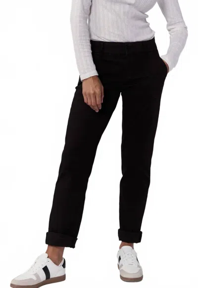 Dear John Denim Hampton Mid Rise Pant In Black