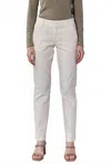 Dear John Denim Hampton Mid Rise Pant In Ivory In White