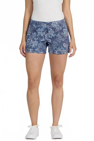 Dear John Denim Hampton Mid-rise Cuffed Short In Regatta In Multi
