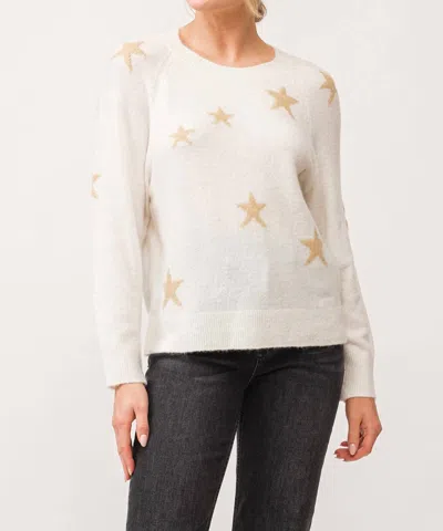 Dear John Denim Hastad Long Sleeve Sweater In White