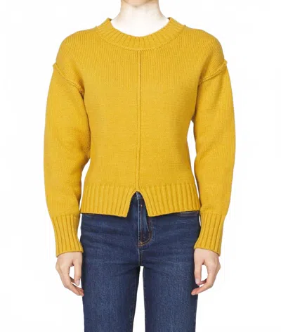 Dear John Denim Hera Sweater In Gold Flake In Yellow