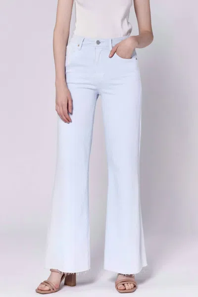 Dear John Denim High Rise Fiona Wide Leg Jean In Skyway