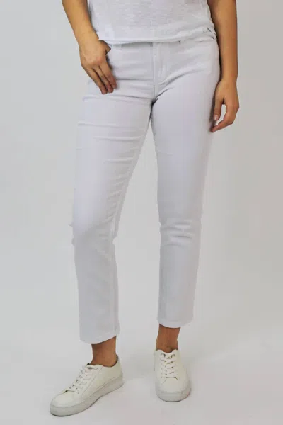 Dear John Denim High Rise Gisele Skinny Jeans In Optic White
