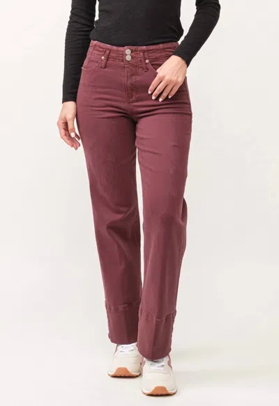 Dear John Denim Holly Jeans In Maroon