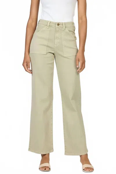 Dear John Denim Holly Straight Leg Jean In Abbey Stone In Green