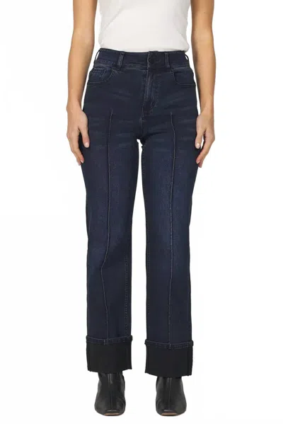 Dear John Denim Holly Structured Seam Detail Ankle-length Jeans In Callaway In Blue