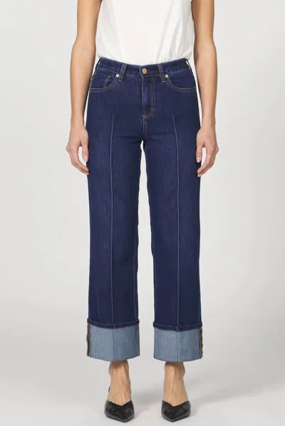 Dear John Denim Holly Structured Seam Detail Ankle-length Jeans In Star Demand In Blue