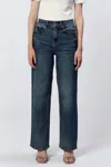 Dear John Denim Holly Wide Leg Jeans In Fernstone In Blue