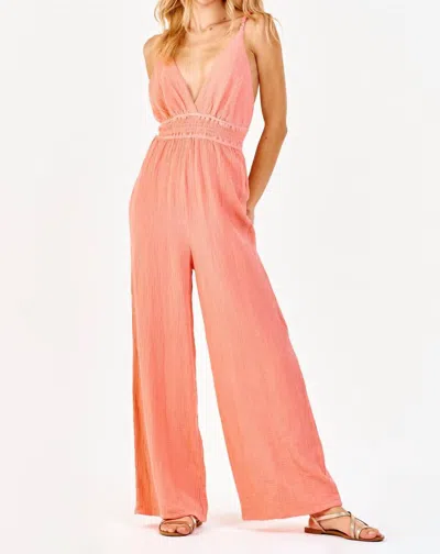 Dear John Denim Imani Jumpsuit In Pink