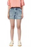 Dear John Denim Ivy Denim Short In Caspain In Blue
