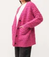 Dear John Denim Ivy Sweater Cardigan In Multi Pink In Multi