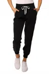 Dear John Denim Jacey High Rise Jogger Pants In Black In Black